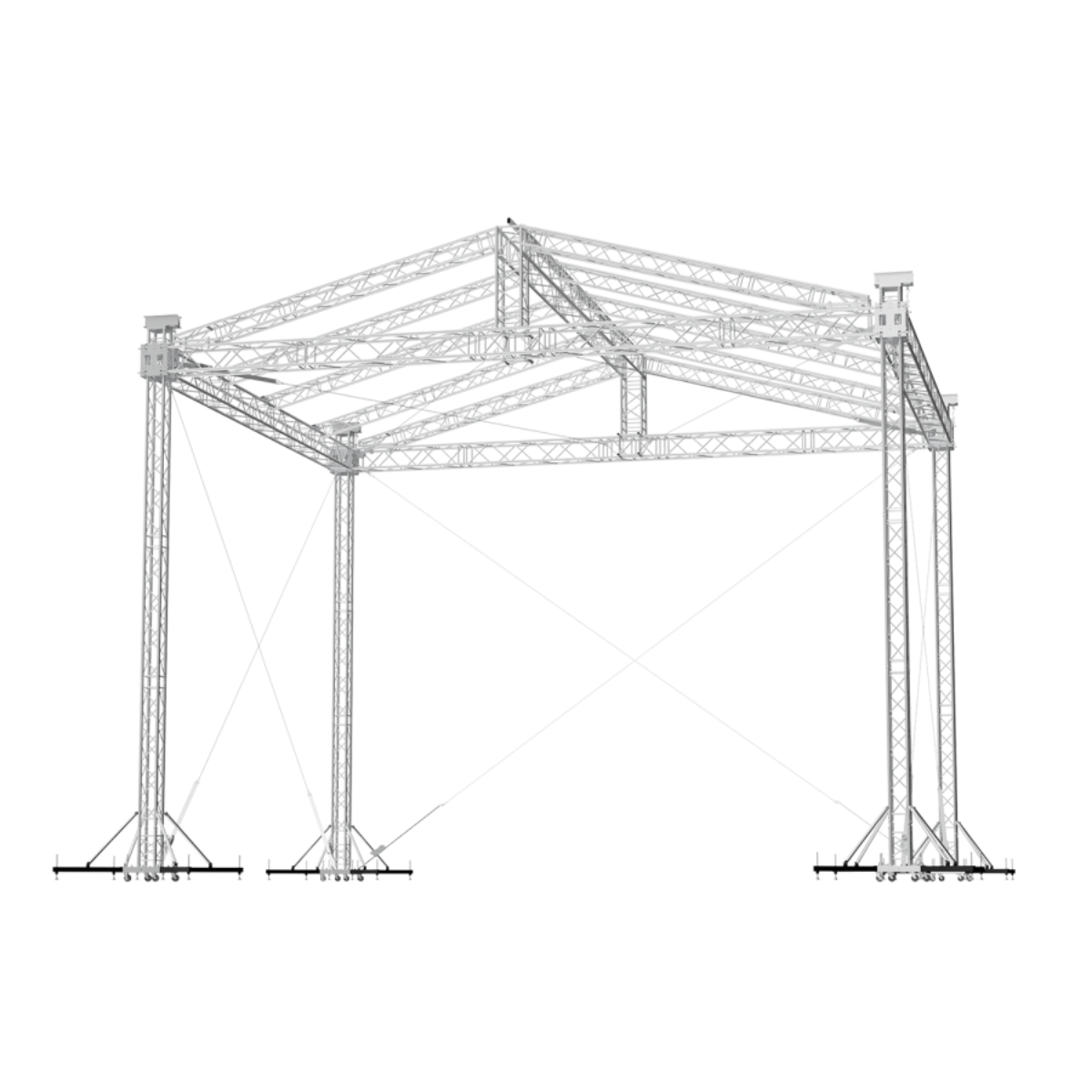 舞台燈光,展覽桁架
