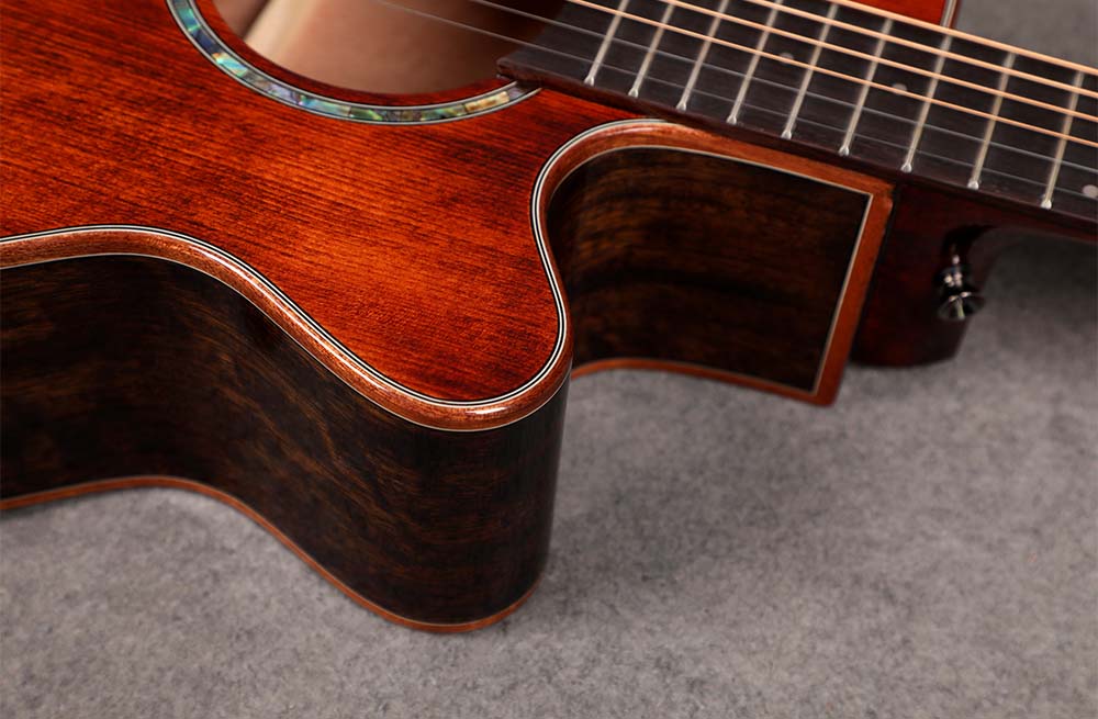 40 inch Sqoe Solid Top Acoustic Guitar S200C-FG