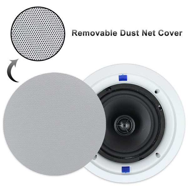 6.5" Bluetooth ceiling speaker 320W dual channel HCS-818BT (one pair)