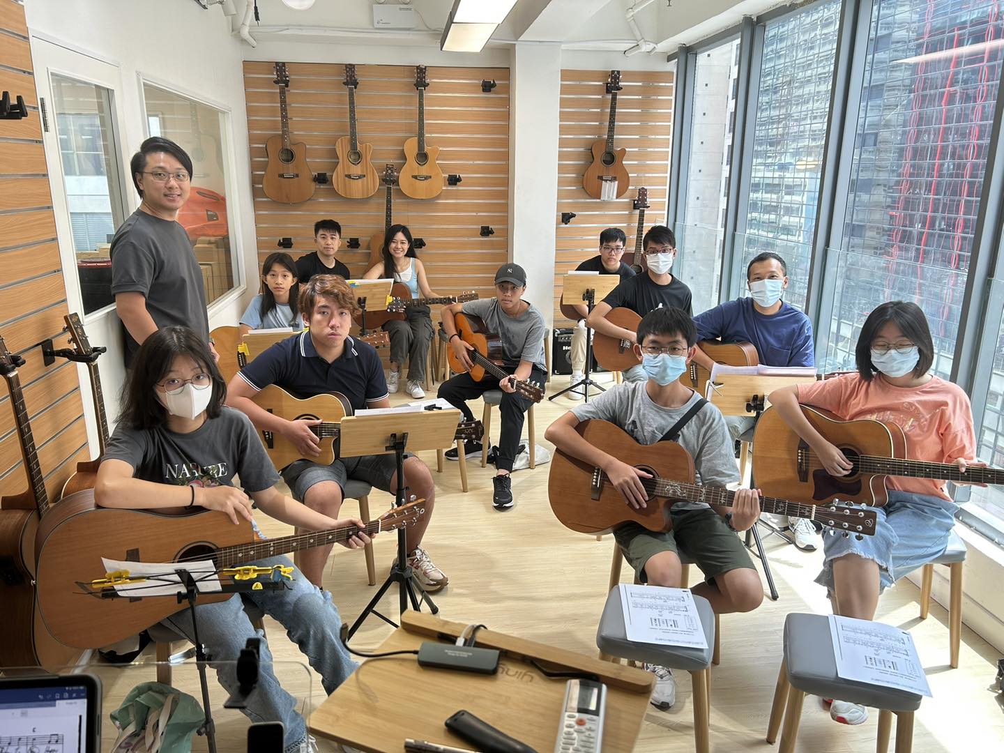 Guitar Lesson, Learning Class Course in HongKong