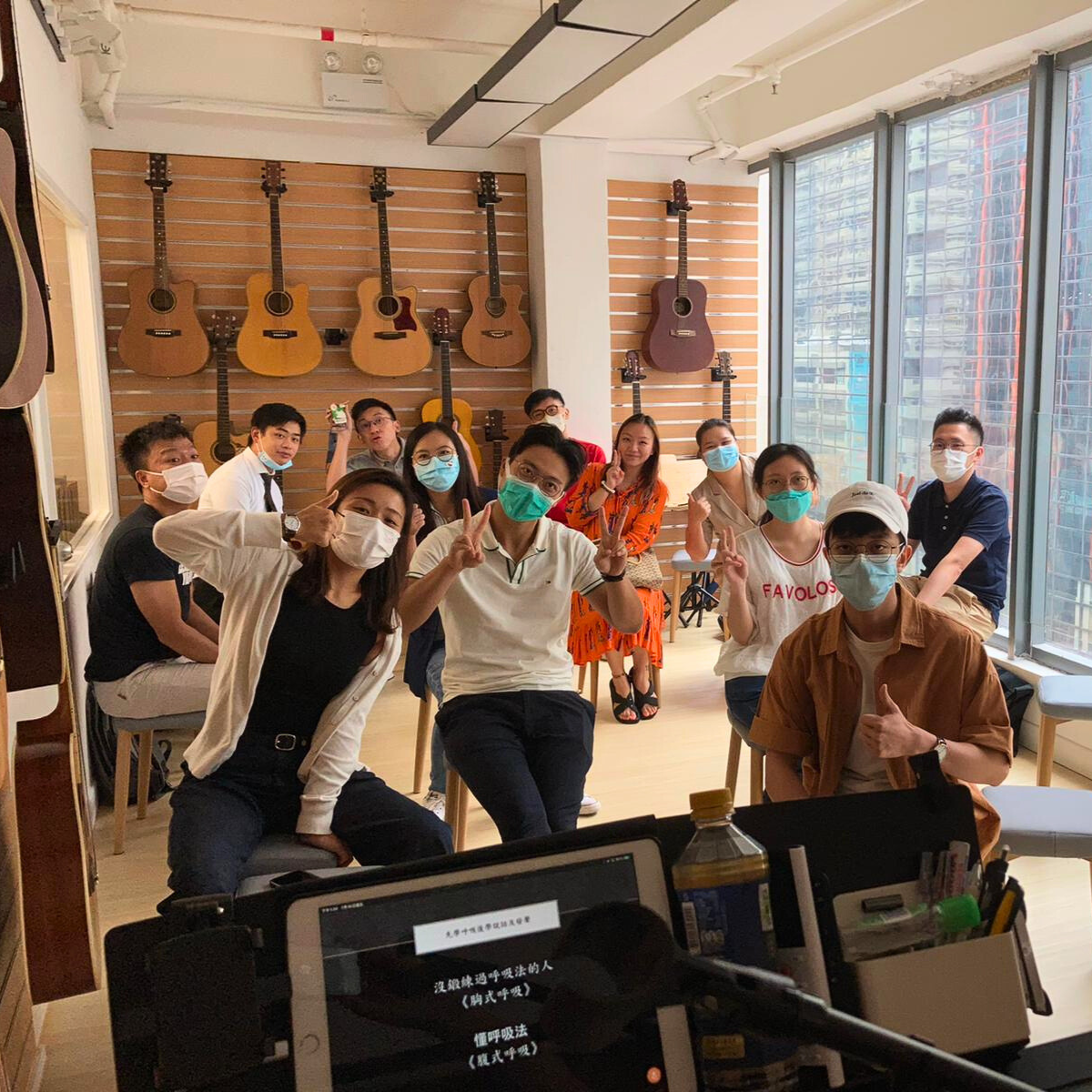 Team Building 活動,3小時創建,彈唱及錄製團隊歌曲