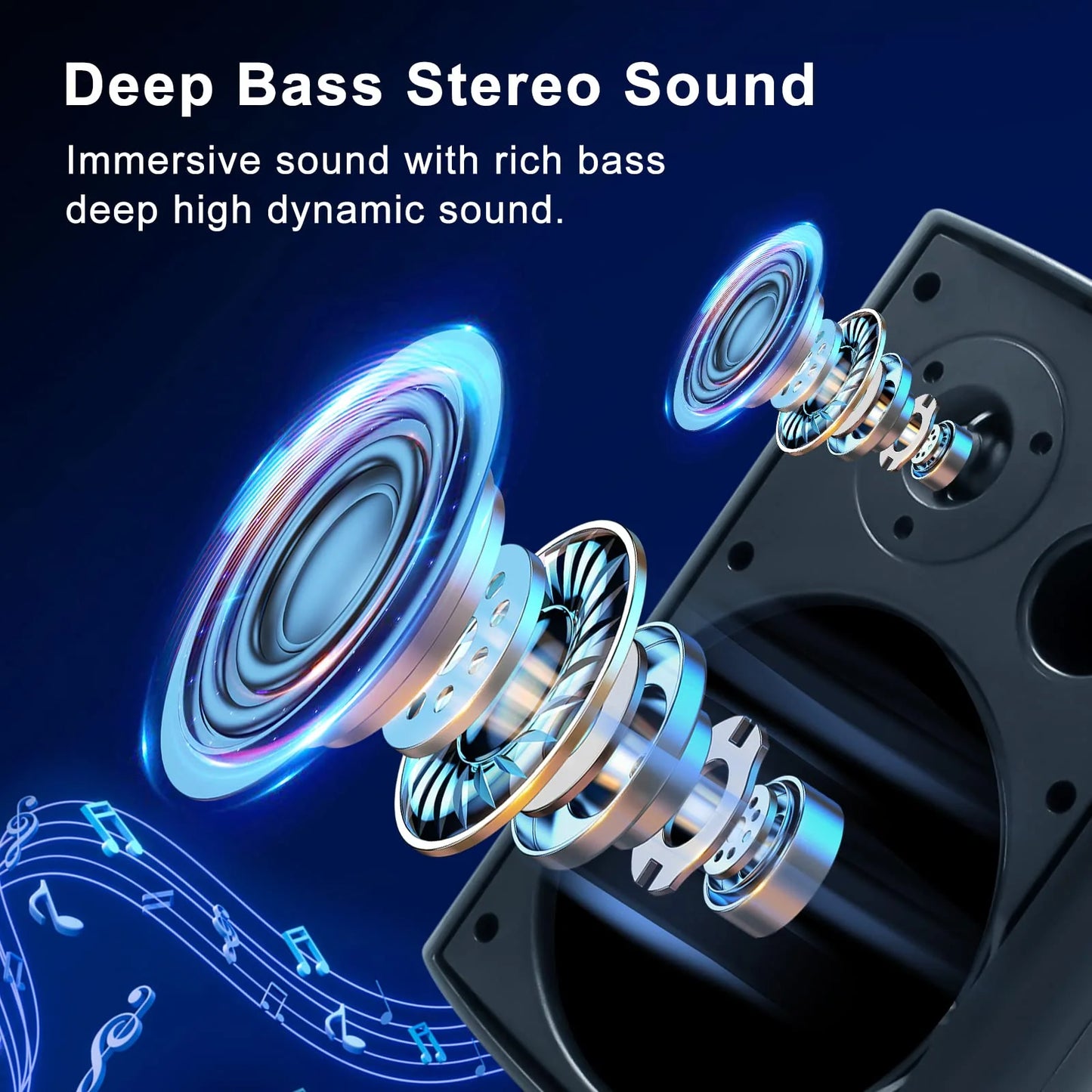 Wall-mounted Bluetooth speaker 6.5" 800W dual channel HOS-601-16BTX2