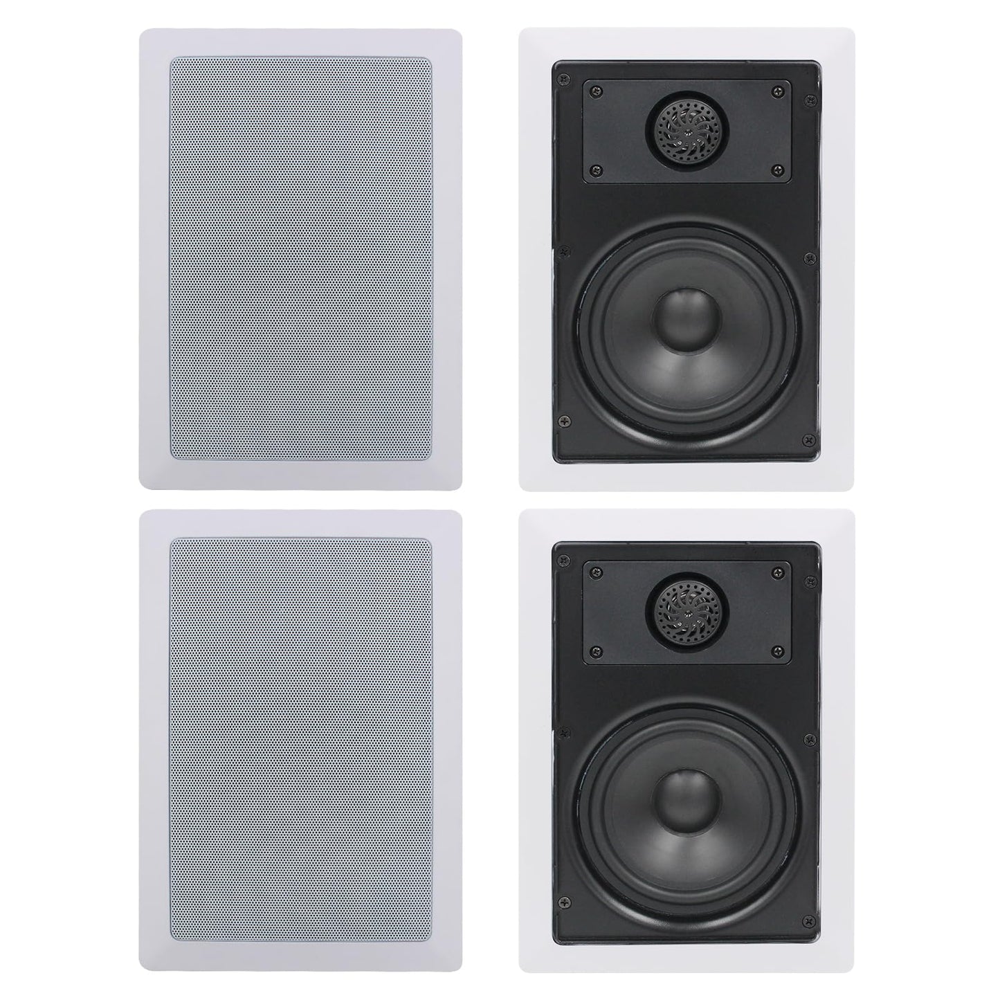 5.25" Bluetooth In-Wall Speaker 200W HCS-5030BT-4CH (4 Speakers)