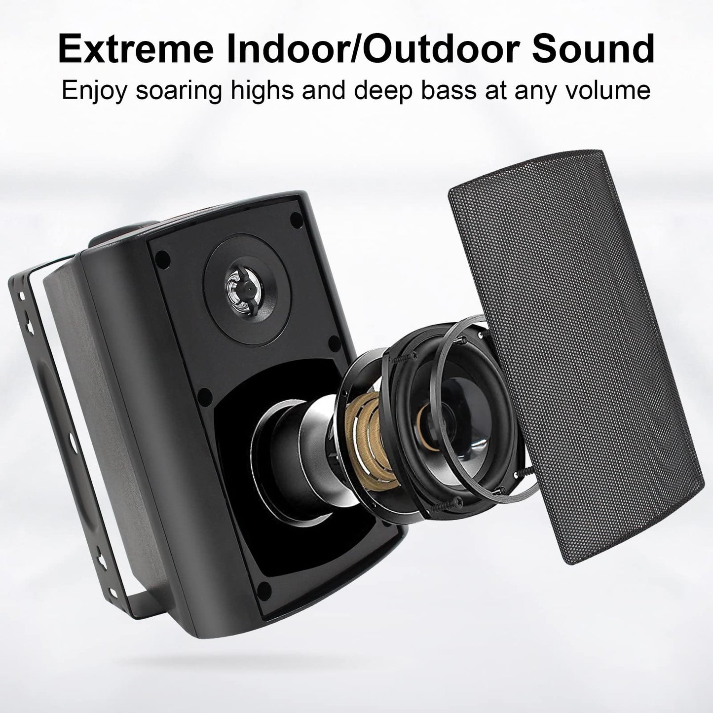 Wall-mounted Bluetooth Speaker 4" 200W Dual Channel HOS-401BT