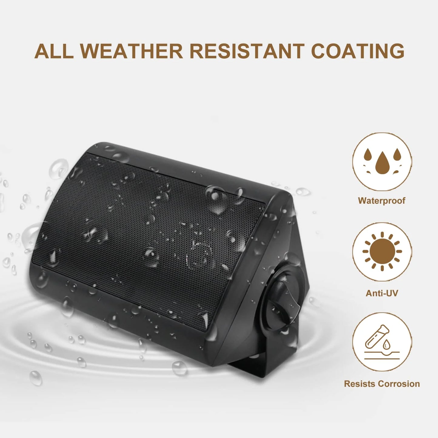 掛牆藍牙喇叭 4" 400W 雙聲道 HOS-401BTX2