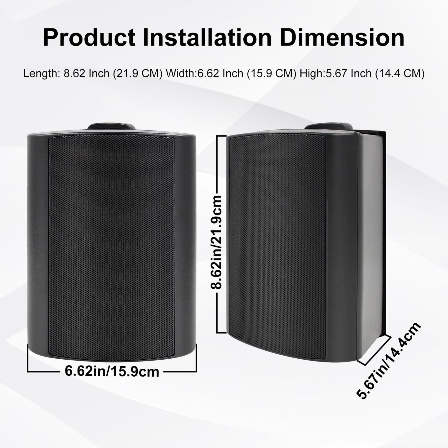 Wall-mounted Bluetooth Speaker 4" 200W Dual Channel HOS-401BT