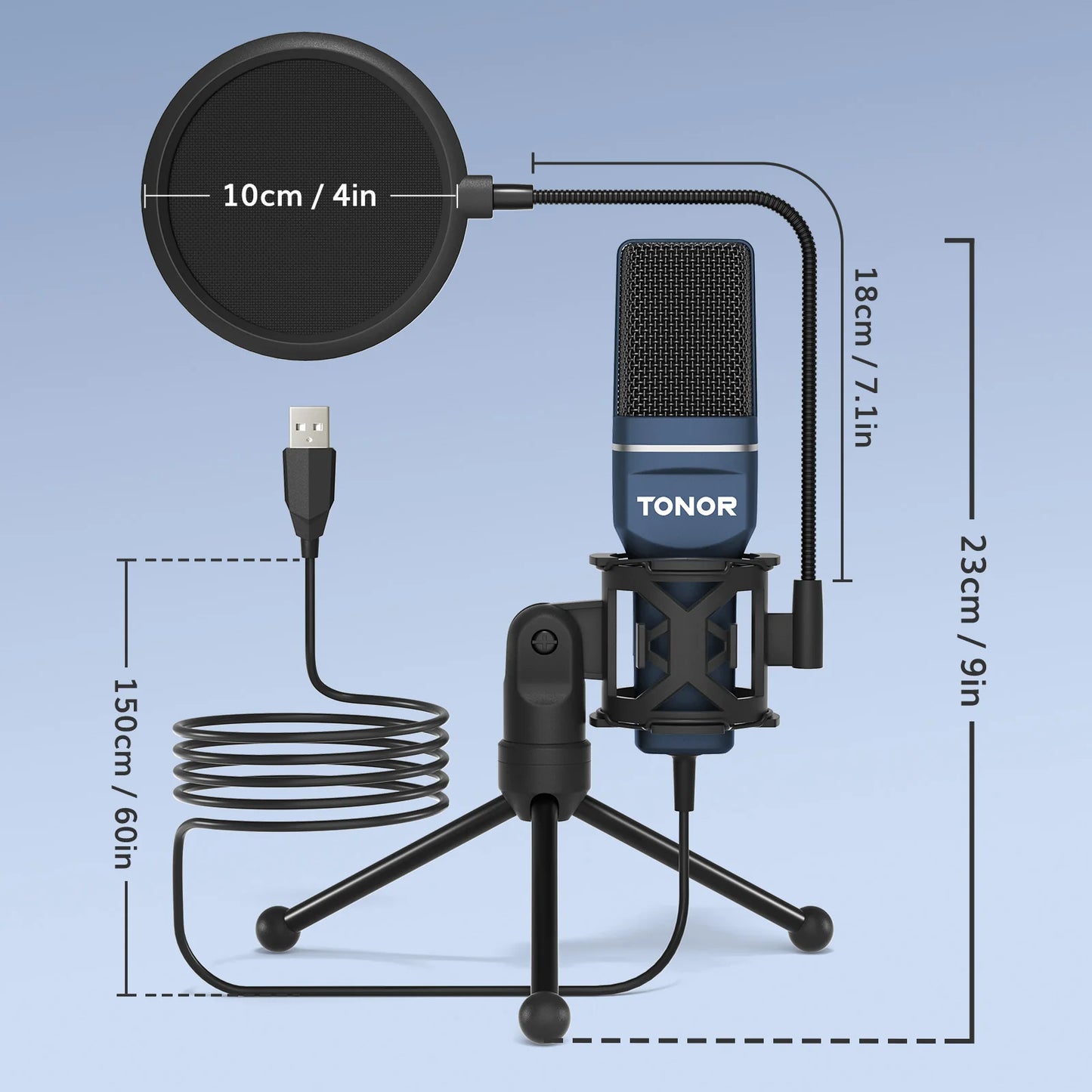 (熱銷) TONOR TC-777 USB 電容式 麥克風