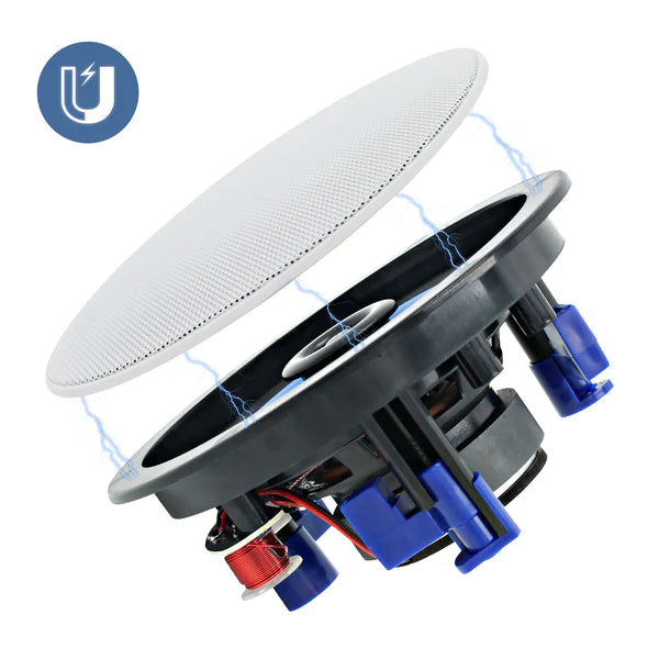 4" Bluetooth ceiling speaker 160W dual channel HCS-418BT (one pair)