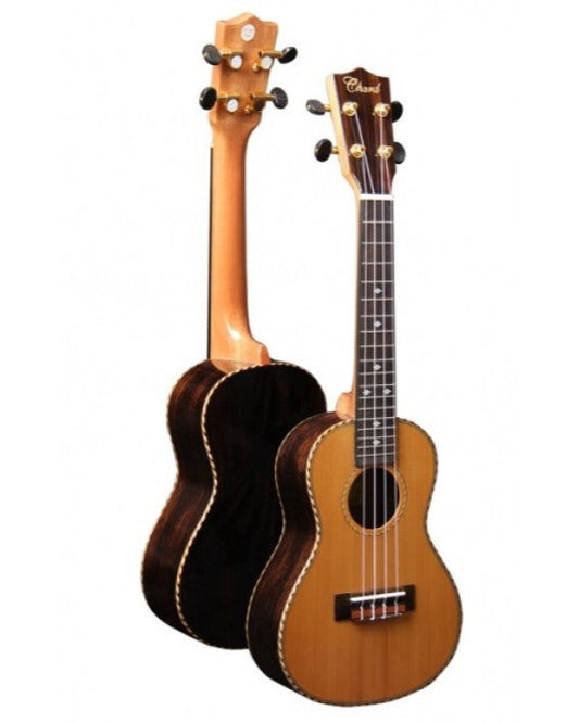 26寸 Chard 紅松黑檀實木 Ukulele CH-2630