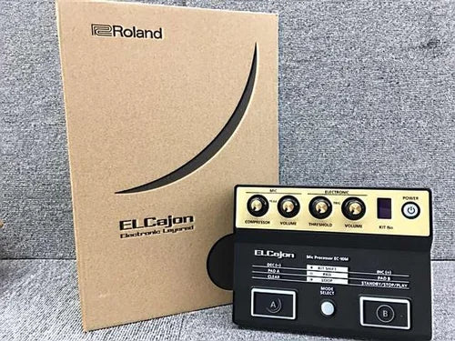 配件 Roland EC-10M 木箱鼓拾音處理器