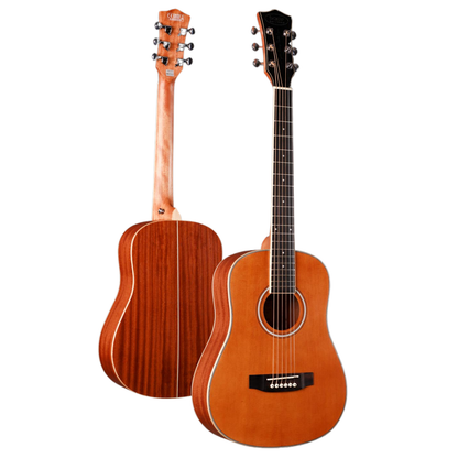 Sqoe 36 inch Solid Top Travelling Guitar 36D
