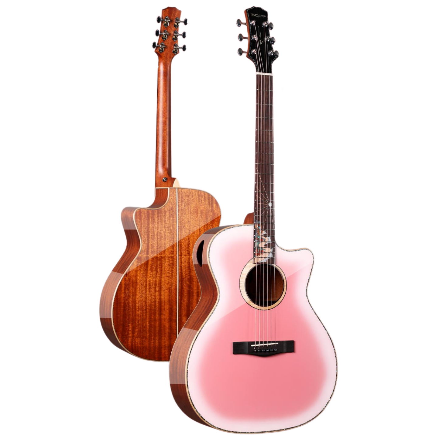 41 inch Sqoe All Solid Acoustic Guitar SQ-PFZL-A8