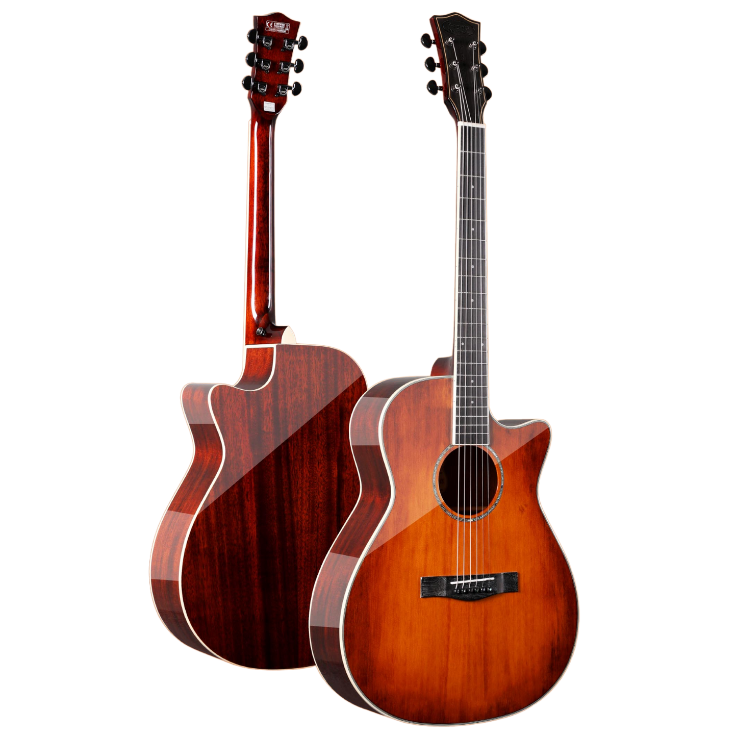 Sqoe Solid Wood Guitar with pick-up 41-inch s340-cs 