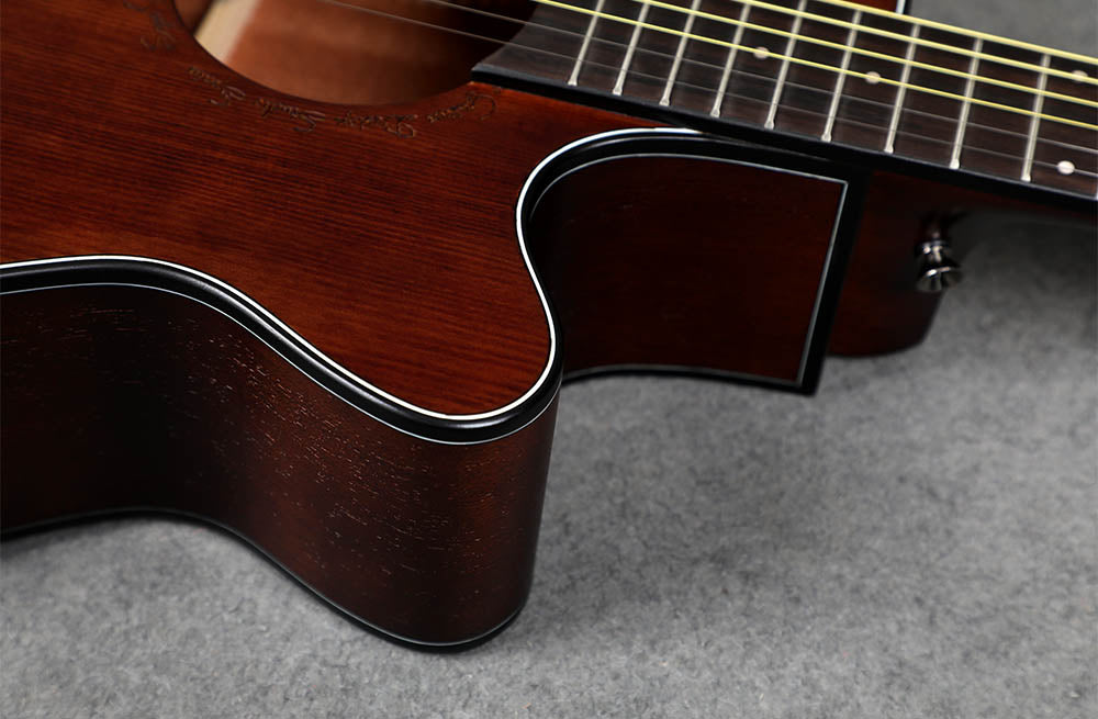 40 inch Sqoe Solid Top Acoustic Guitar SQ-EC-FGS