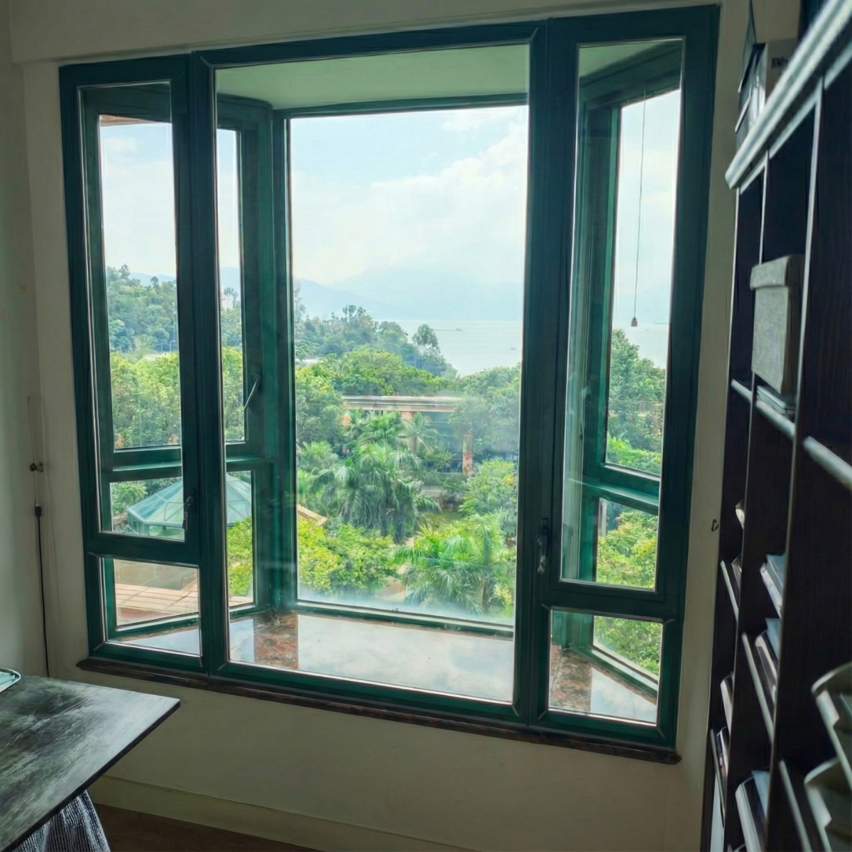 隔音窗 (室內玻璃) 雙層中空，落地鋁窗，香港公司