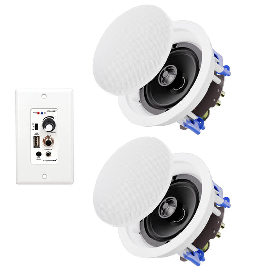 Herdio 5.25" Bluetooth ceiling speaker 300W two-channel HCS-528-16BT (pair)