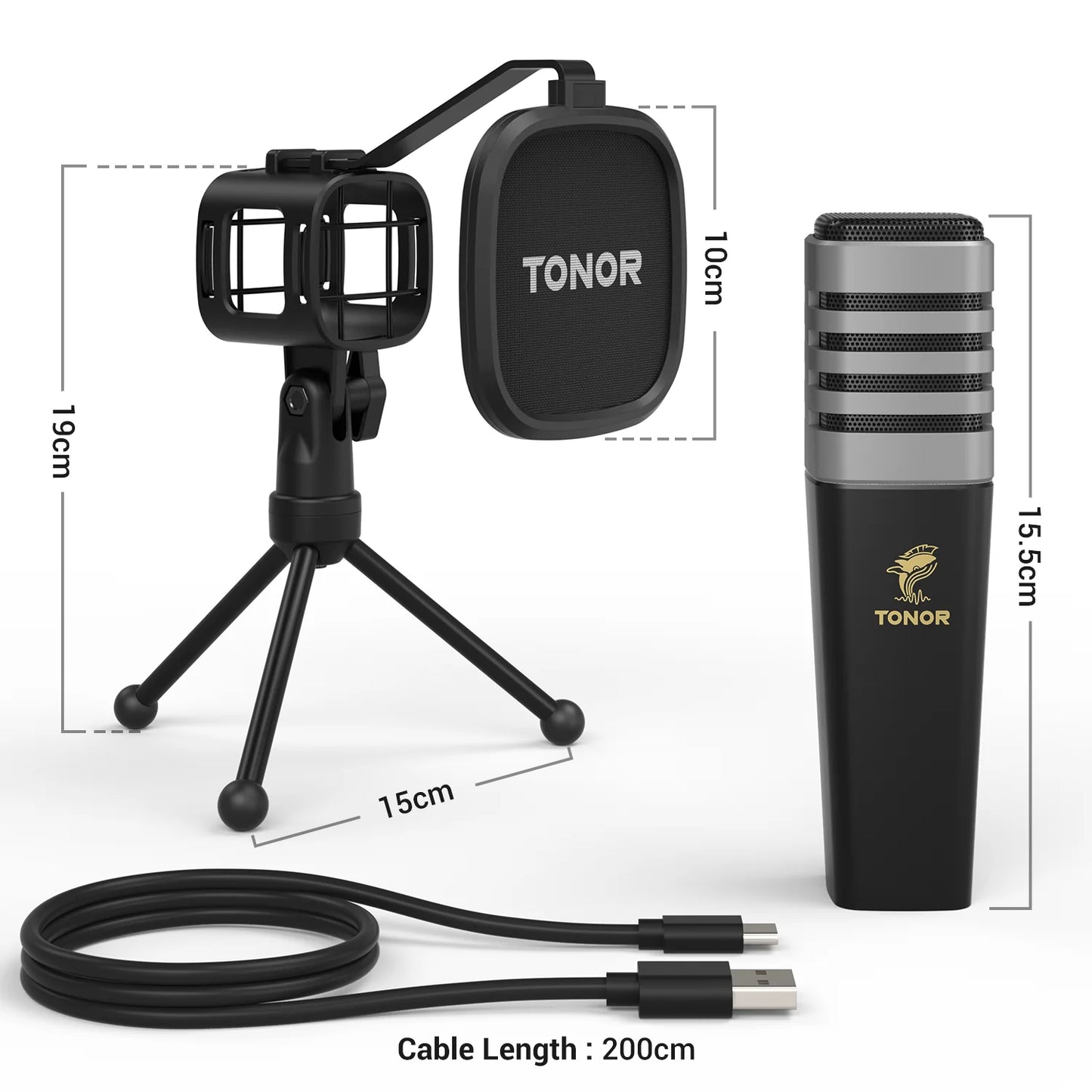 TONOR TC30 USB condenser microphone
