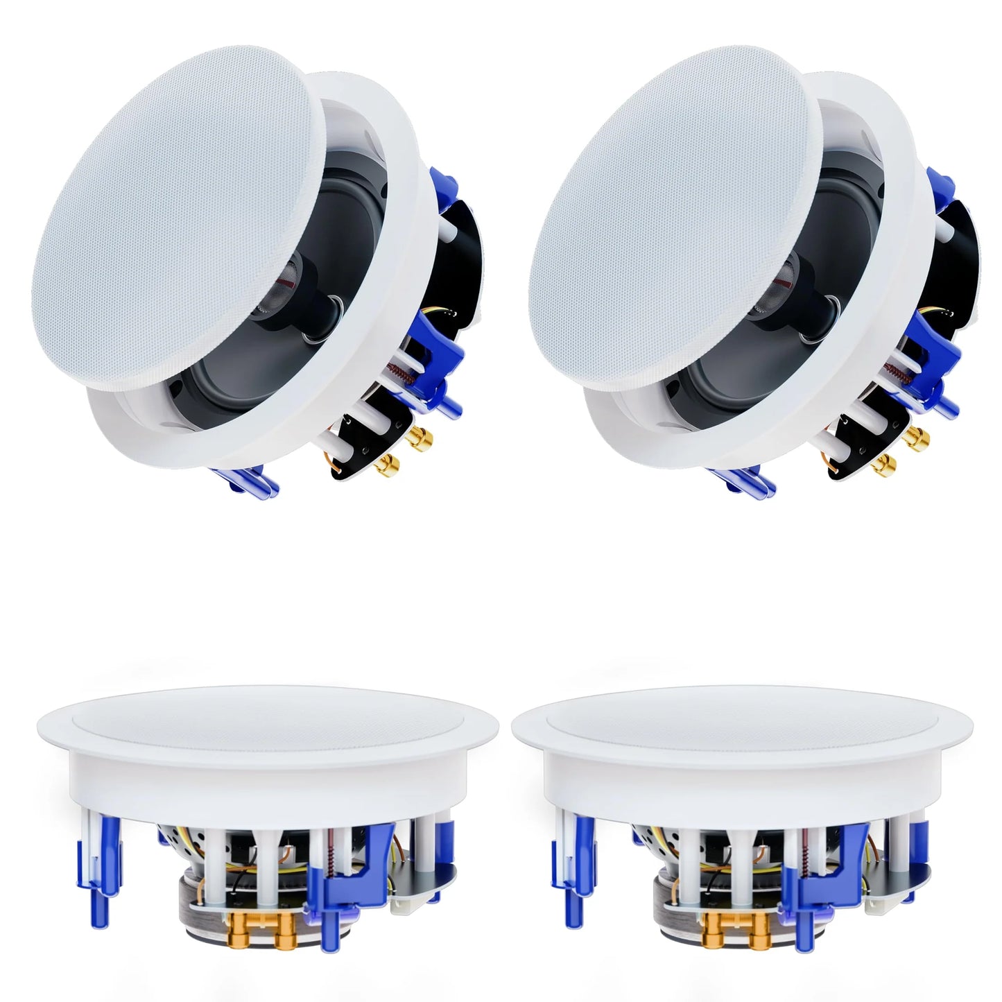 Herdio 6.5" Bluetooth ceiling speaker 640W two-channel HCS-818BT (two pairs)