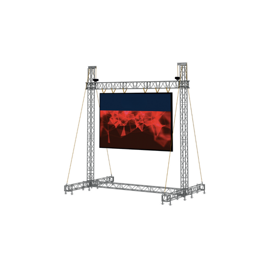 LED Frame 2 screen support truss system 