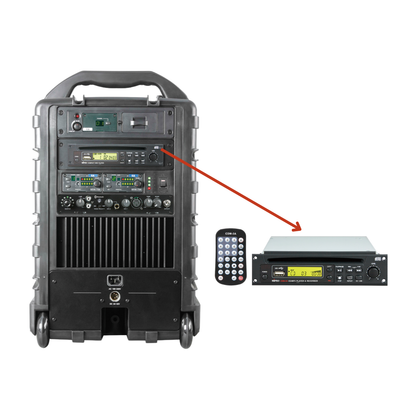 Mipro MA-708 擴音機 + ACT-58H 雙無線咪 + CDM-3A (CD USB Player)