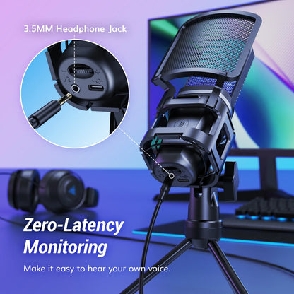 TONOR TC777 PRO RGB USB condenser microphone