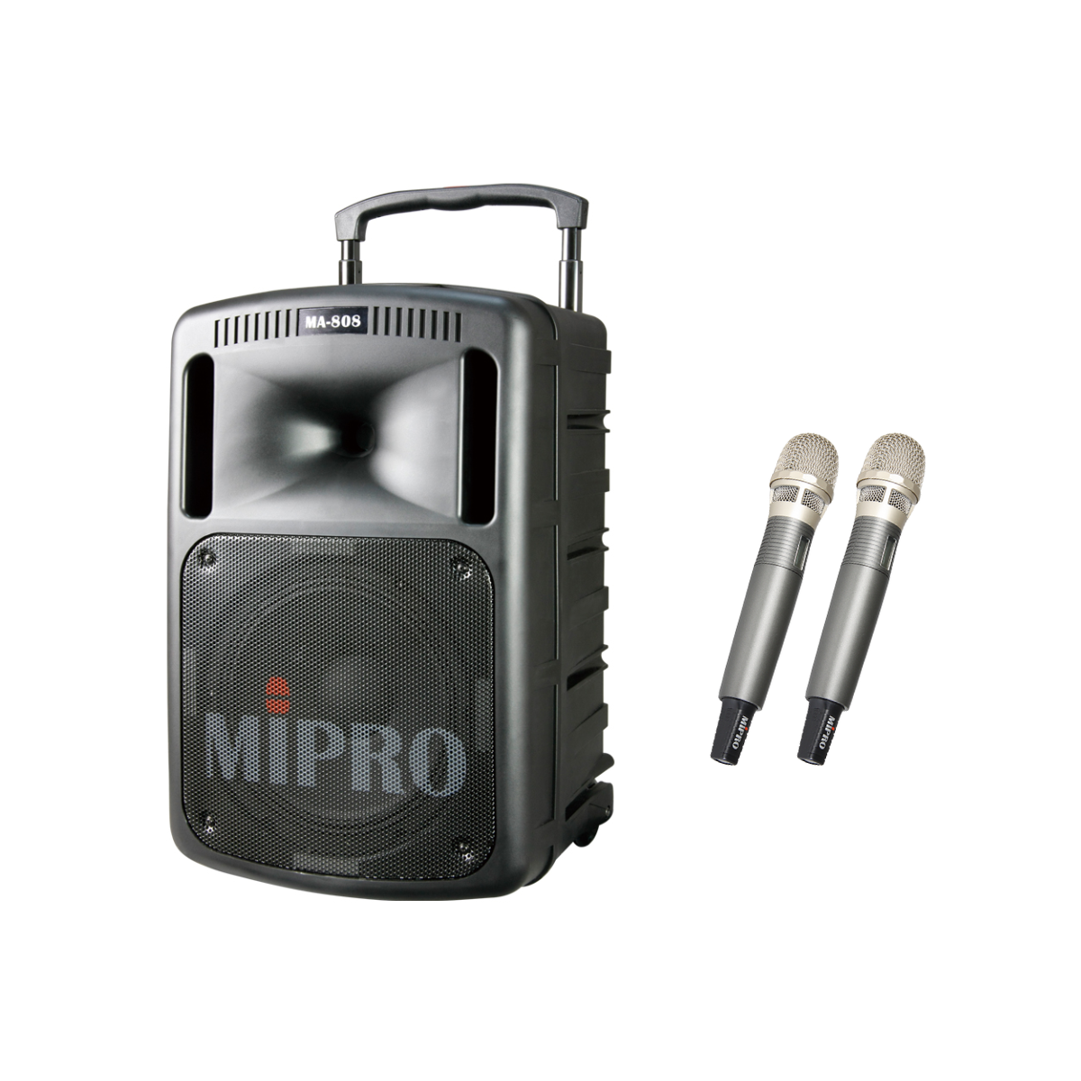 Mipro MA-808 擴音機 + ACT-58H 雙無線咪 + CDM-3A (CD USB Player)