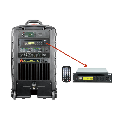 Mipro MA-808 擴音機 + ACT-58H 雙無線咪 + CDM-3A (CD USB Player)