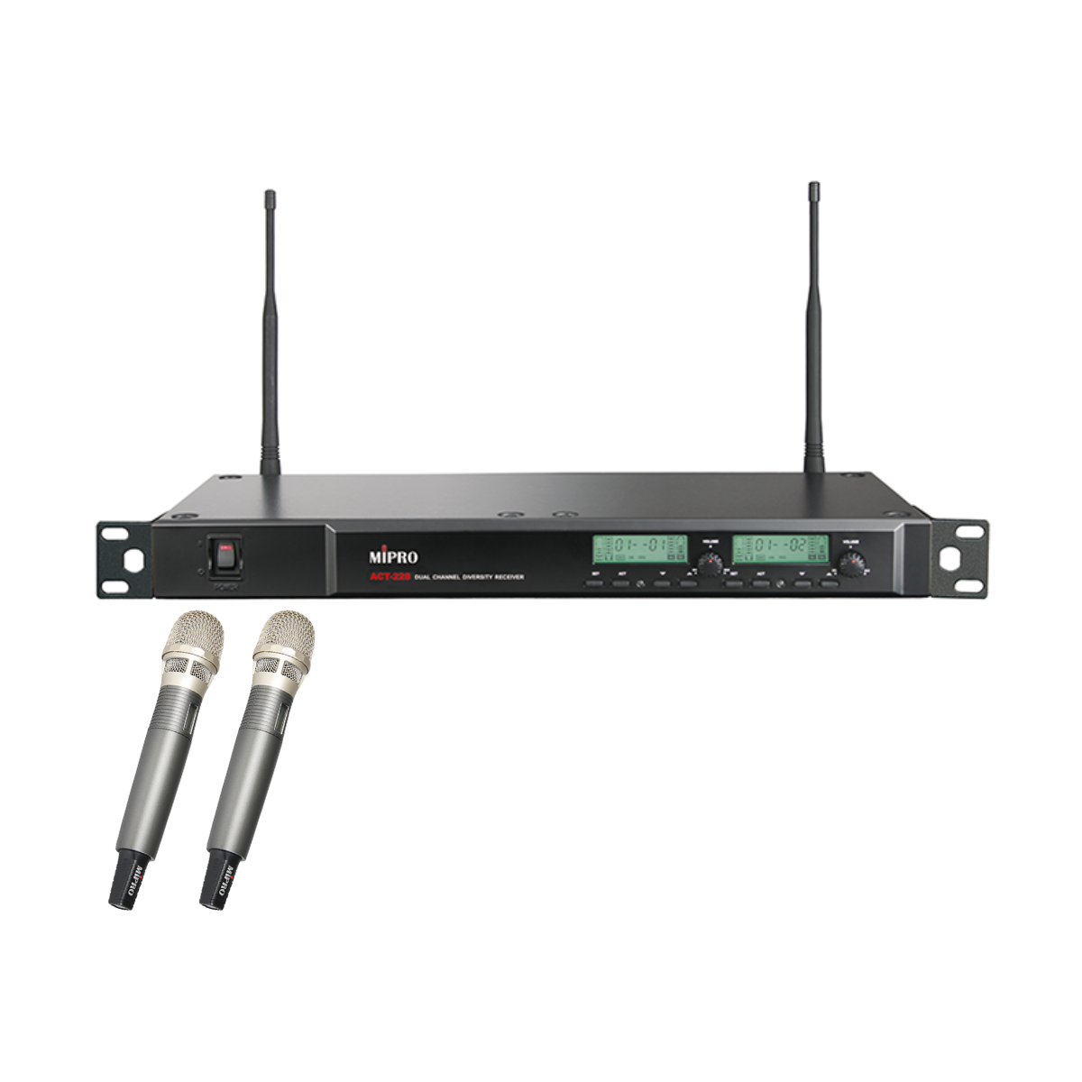 Mipro ACT-228 接收器 + ACT-28H 雙手持無線咪 套裝