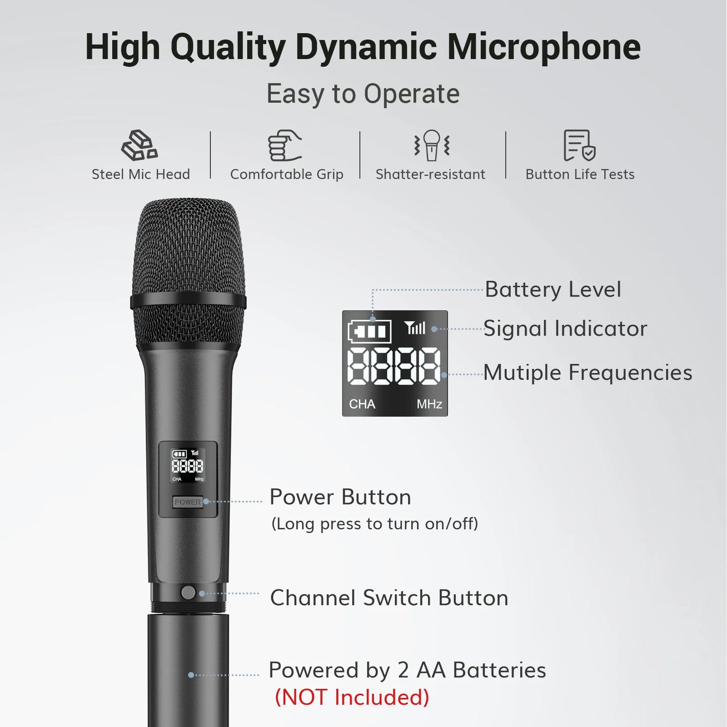 TONOR TW450 dual wireless microphone