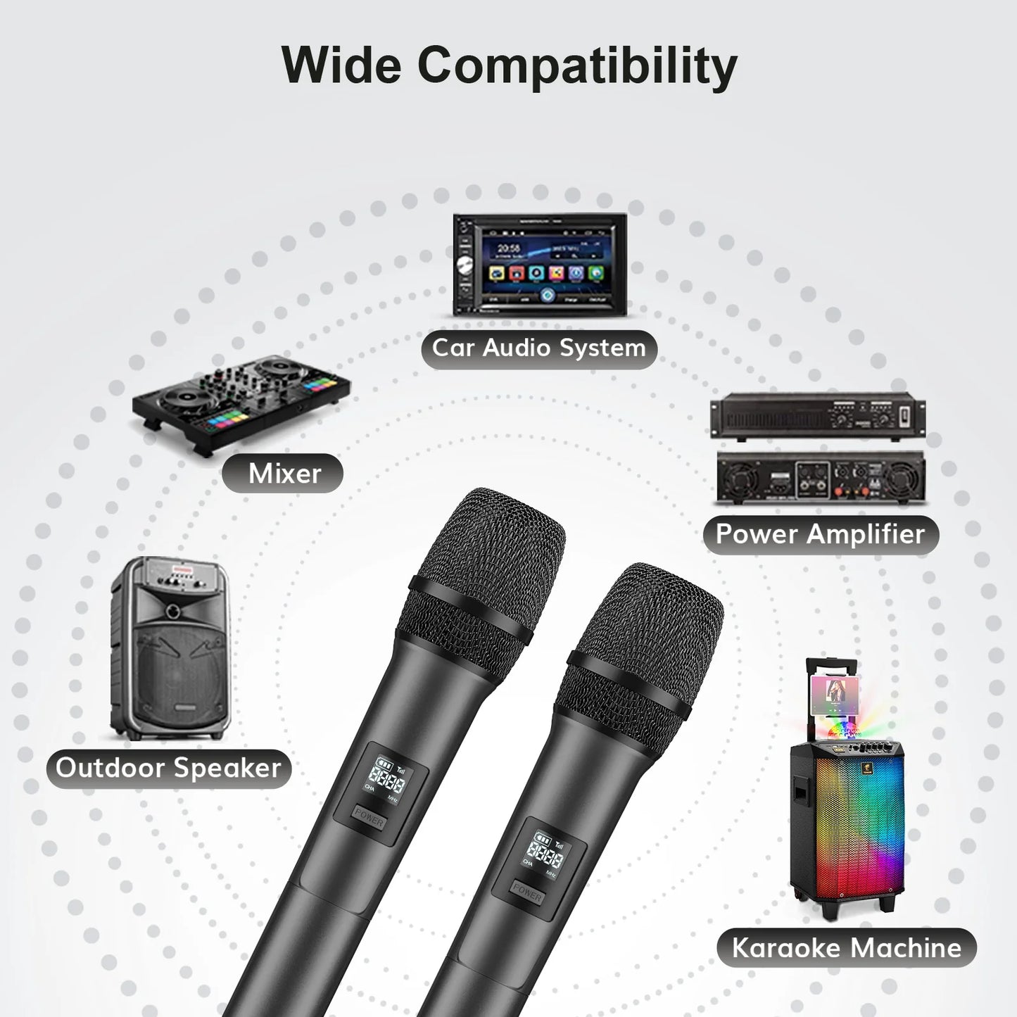 TONOR TW450 dual wireless microphone