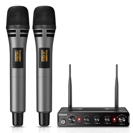 TONOR TW-350 wireless microphone system (two sets)