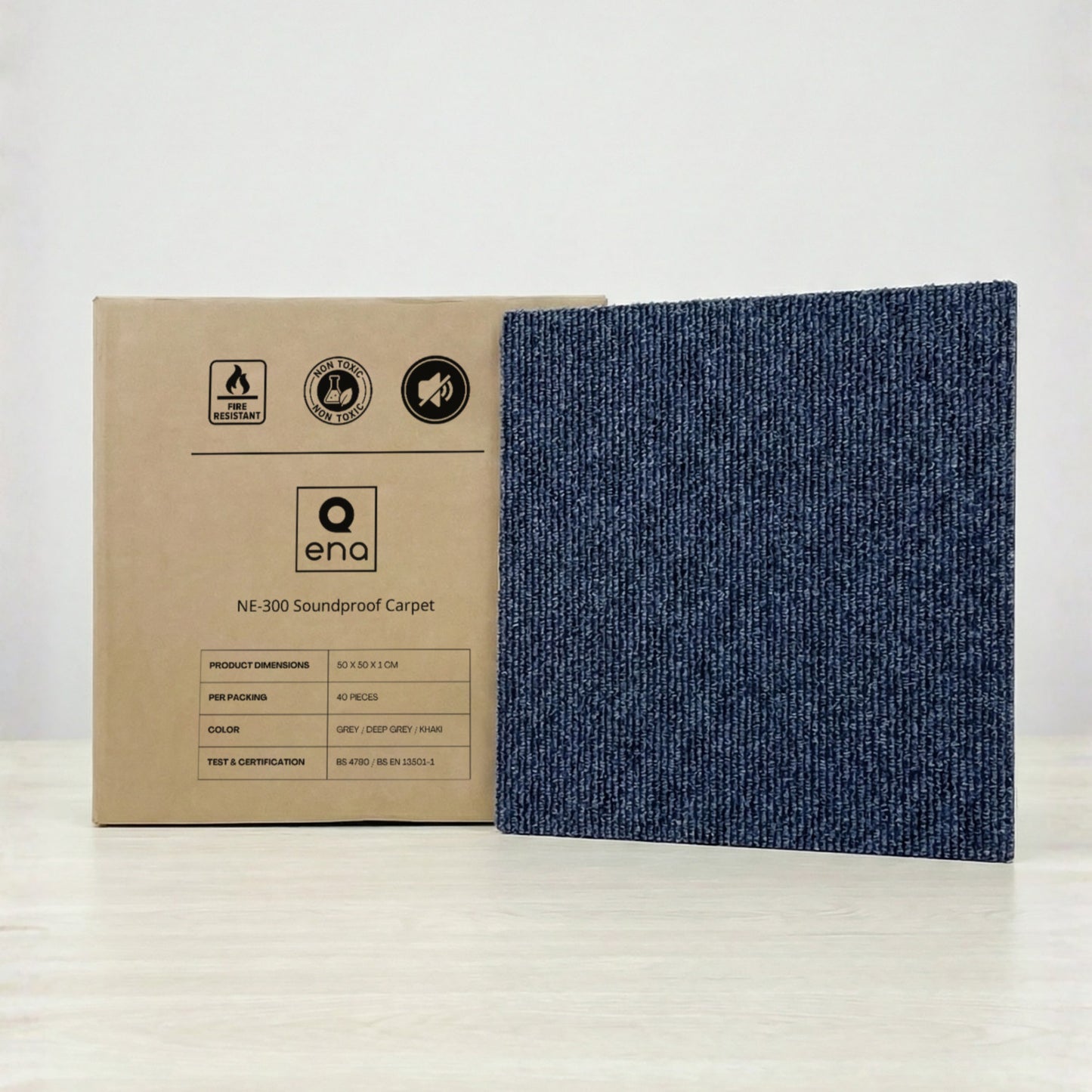 ENA 隔音地毯【防火無害】方塊減震吸音地墊