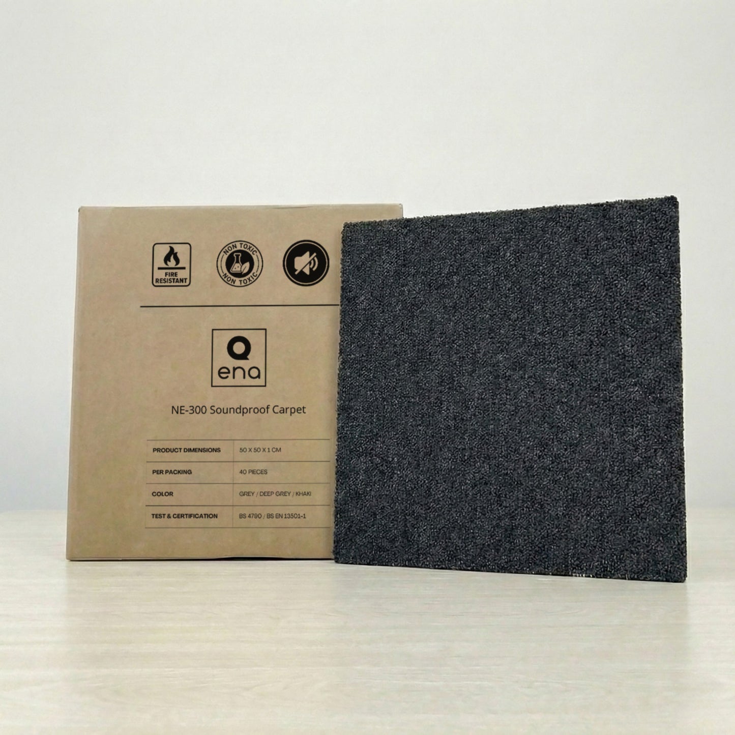 ENA 隔音地毯【防火無害】方塊減震吸音地墊