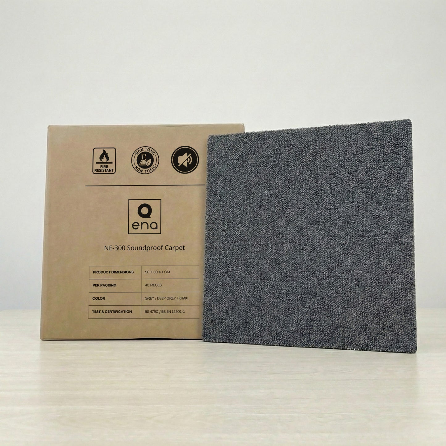 ENA 隔音地毯【防火無害】方塊減震吸音地墊
