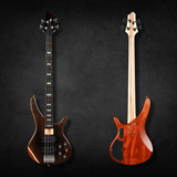 Sqoe Four-String Siamese Bass Electric Guitar