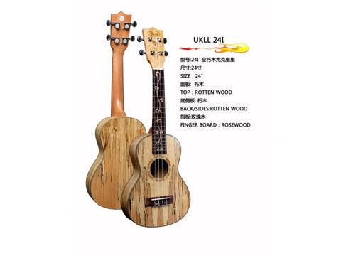 韓國品牌chard 24寸全朽木指板雕花 UKULELE U-24I