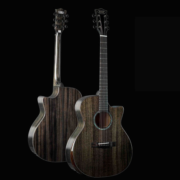 Yueye Gongfang S360TSK-BK veneer solid wood guitar