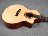 (Yamazaki Ryuichi Products) Koshiro Studio ENA SS-105 Original All Solid Wood Veneer All Solid Steel Wire Wood Guitar