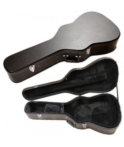 41 inch folk wooden guitar hard case