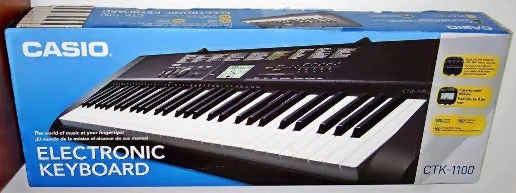 CASIO CTK-1100 61key Electronic Keyboard